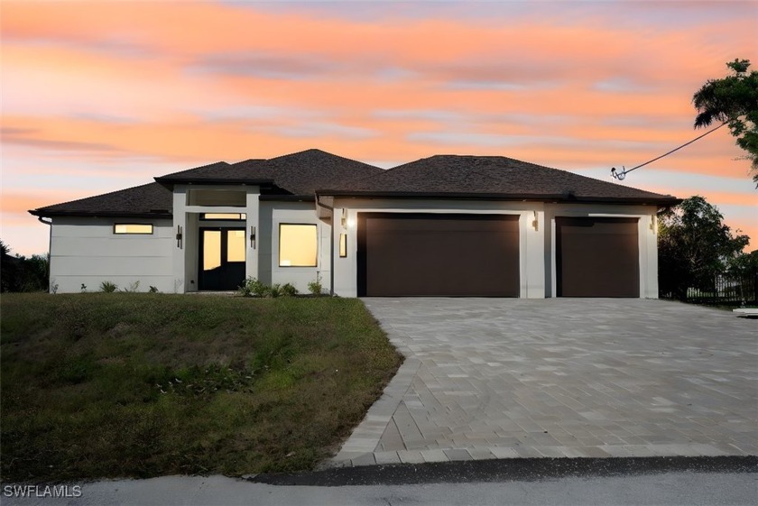 Welcome home to this stunning brand new contemporary - Beach Home for sale in Cape Coral, Florida on Beachhouse.com