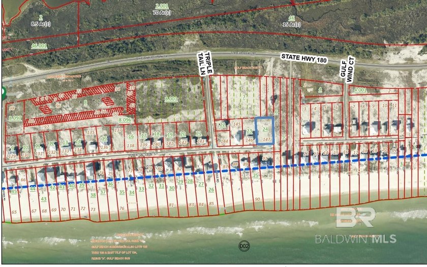 Great location and great views from this lot with fantastic - Beach Lot for sale in Gulf Shores, Alabama on Beachhouse.com