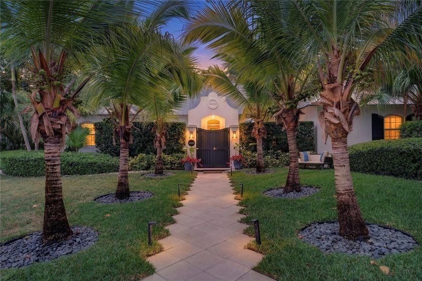 West Indies-inspired 3BR/3.1BA residence just steps to private - Beach Home for sale in Vero Beach, Florida on Beachhouse.com