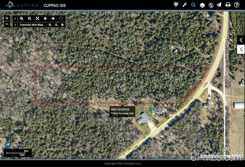 Beautifully wooded 8.55-acre parcel located in Fairbanks - Beach Acreage for sale in Garden, Michigan on Beachhouse.com