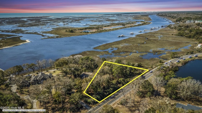 One of few remaining ICW front lots available in award winning - Beach Lot for sale in Sunset Beach, North Carolina on Beachhouse.com