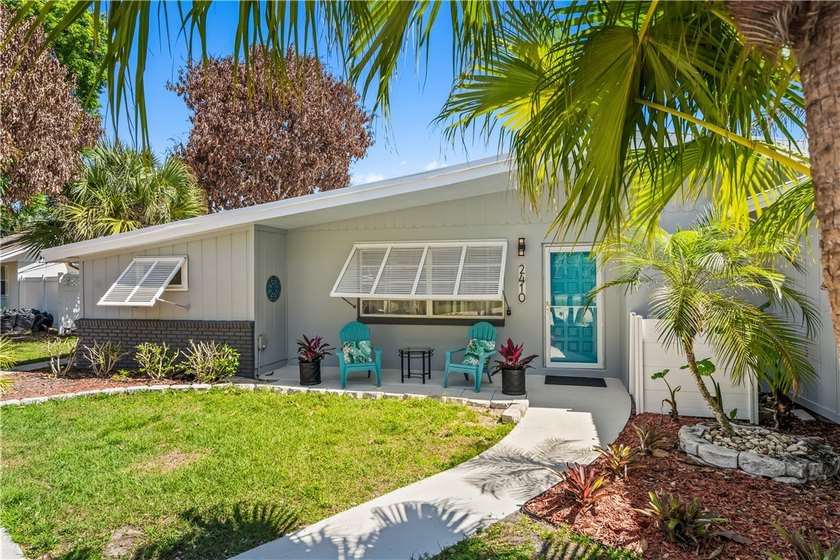 Mid-century soul meets a fresh, modern aesthetic in this stylish - Beach Home for sale in Vero Beach, Florida on Beachhouse.com