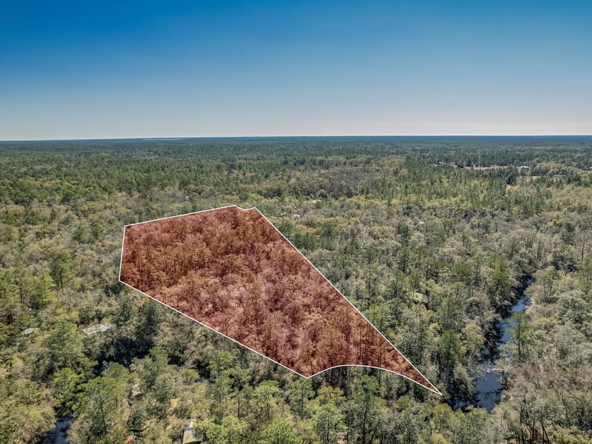 Private, wooded acreage (partially cleared at cul-de-sac) with - Beach Acreage for sale in Sopchoppy, Florida on Beachhouse.com