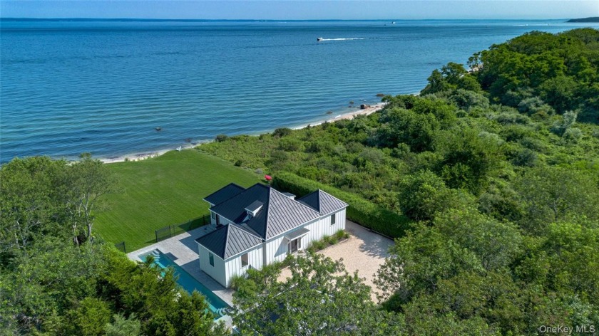 At the end of a secluded, private one-mile road, where the land - Beach Home for sale in Orient, New York on Beachhouse.com