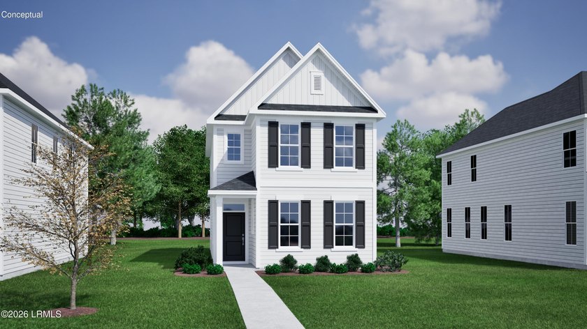 The Delaney plan features a formal dining room with a coffered - Beach Home for sale in Beaufort, South Carolina on Beachhouse.com