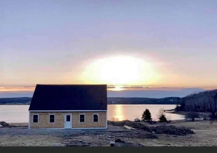 Newer cape home on Pleasant River Bay with 218 feet of frontage - Beach Home for sale in Addison, Maine on Beachhouse.com