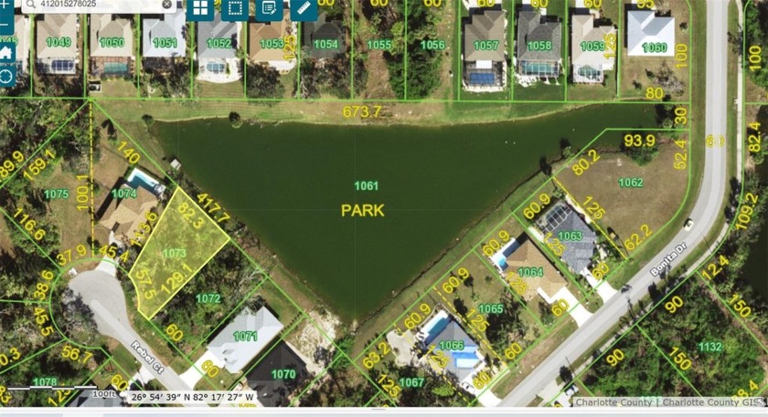 LAKEFRONT LOT located in Rotunda Heights on a Cul-de-sac is the - Beach Lot for sale in Rotonda West, Florida on Beachhouse.com