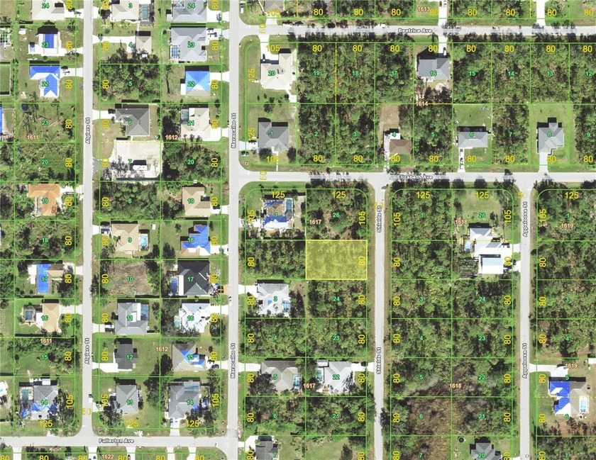Great lot in Floodzone X and a block from public Water and Sewer - Beach Lot for sale in Punta Gorda, Florida on Beachhouse.com