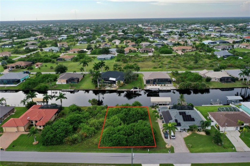 Prime location for this 80 x 125 buildable canal lot, with Gulf - Beach Lot for sale in Port Charlotte, Florida on Beachhouse.com