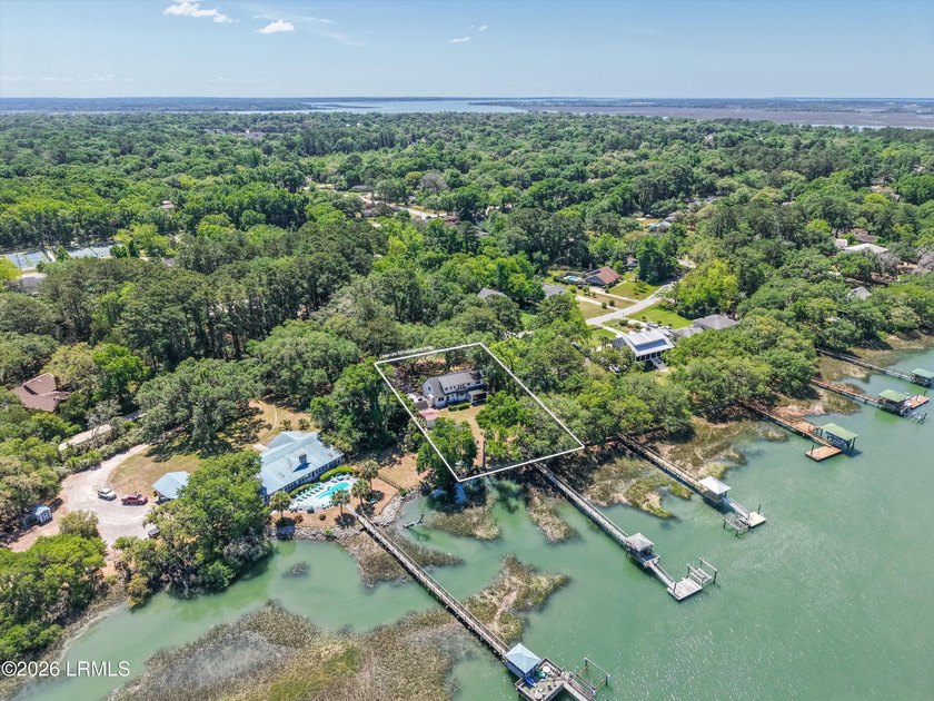 Tucked at the end of a quiet street on a sprawling 0.66-acre lot - Beach Home for sale in Beaufort, South Carolina on Beachhouse.com