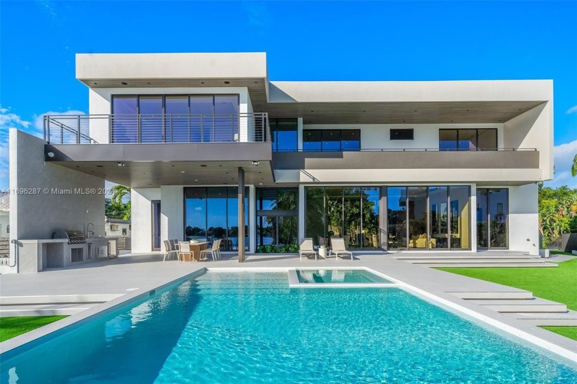 This exceptional new construction boasts an amazing water view - Beach Home for sale in Miami, Florida on Beachhouse.com