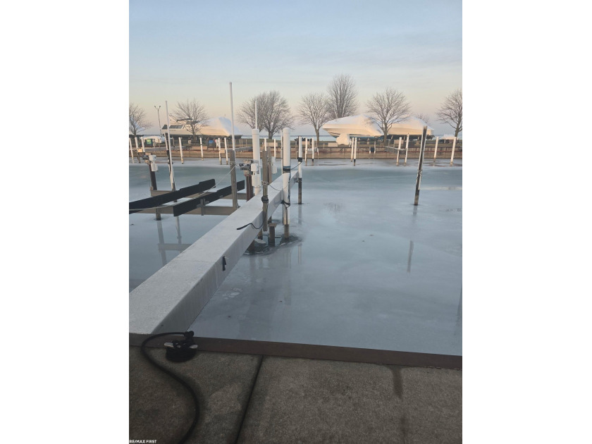 20' x 45' well in Belle Maer Harbor - Wide & deep canal for - Beach Condo for sale in Harrison, Michigan on Beachhouse.com