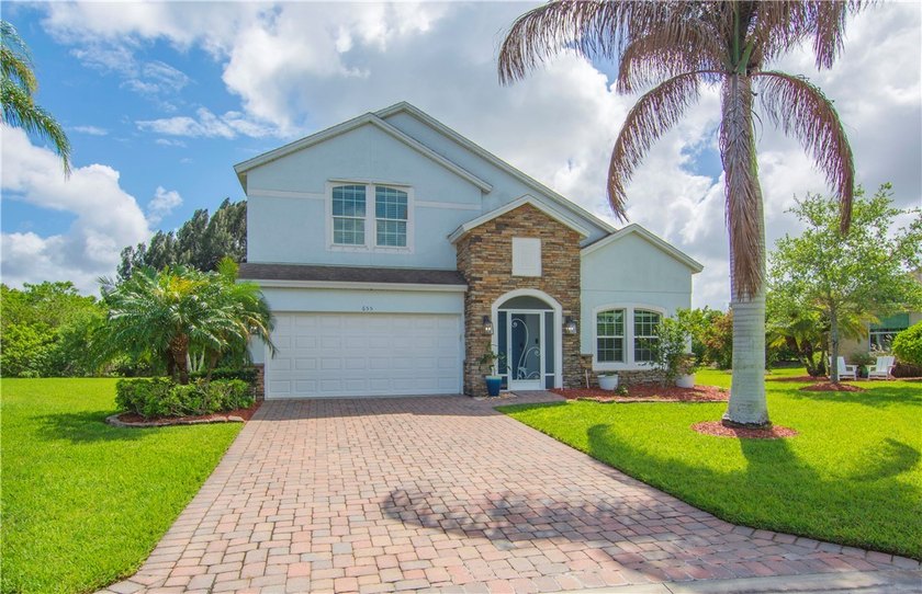 Spacious two-story concrete block home on a quiet cul-de-sac - Beach Home for sale in Vero Beach, Florida on Beachhouse.com