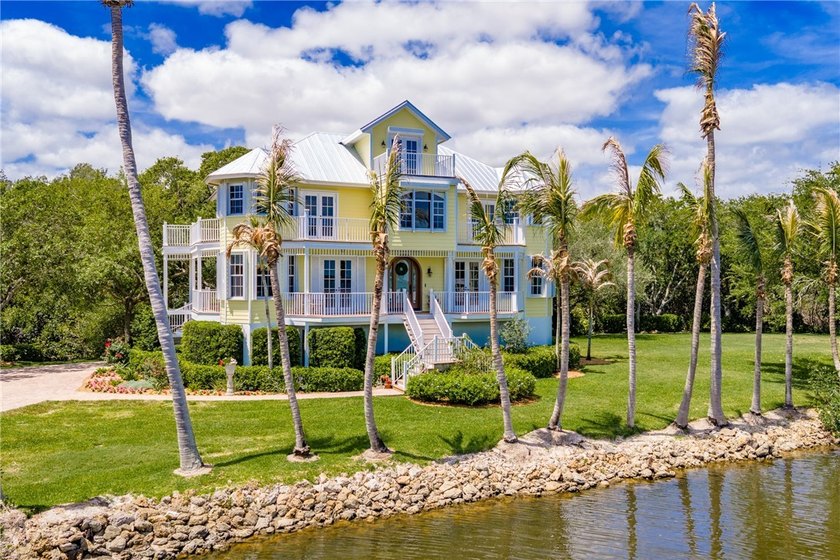 Secluded 6-acre canal-front peninsula estate! A private - Beach Home for sale in Sebastian, Florida on Beachhouse.com
