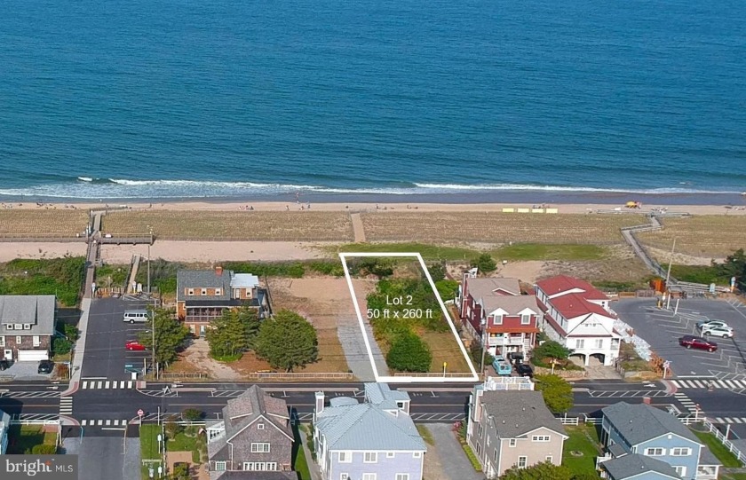 Oceanfront Lot - Rare Offering! This 50' x 260' parcel presents - Beach Lot for sale in Bethany Beach, Delaware on Beachhouse.com