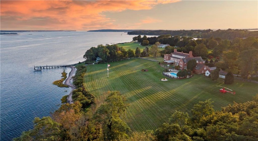 A stunning waterfront English Revival mansion offering an - Beach Home for sale in Bristol, Rhode Island on Beachhouse.com
