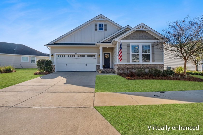 ***Yard Grass has been virtually enhanced as well as a virtually - Beach Home for sale in Tallahassee, Florida on Beachhouse.com