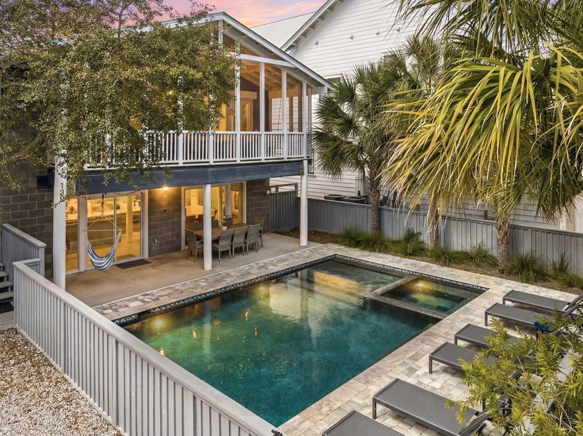 Tucked beneath a canopy of mature trees along one of Seagrove's - Beach Home for sale in Santa Rosa Beach, Florida on Beachhouse.com