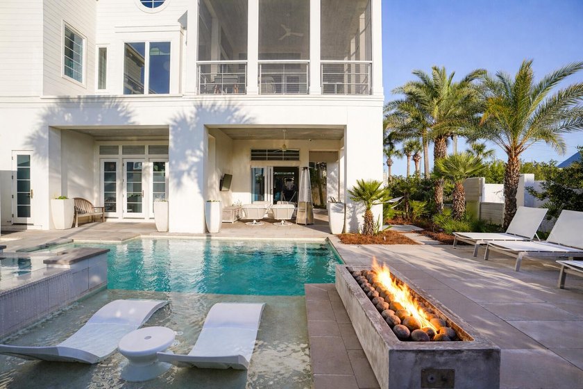 This sublime 4-bedroom, 4 full and 2 half bath modern luxury - Beach Home for sale in Santa Rosa Beach, Florida on Beachhouse.com