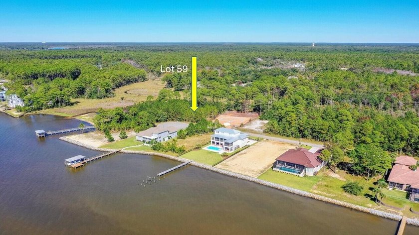 VIEW OF CHOCTAWHATCHEE BAY! DO NOT MISS THIS HALF ACRE lot on a - Beach Lot for sale in Freeport, Florida on Beachhouse.com