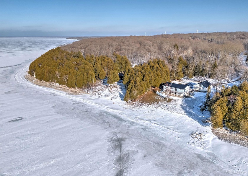 Lake Michigan Waterfront Home - 200' of Frontage on 3 Acres! - Beach Home for sale in Garden, Michigan on Beachhouse.com