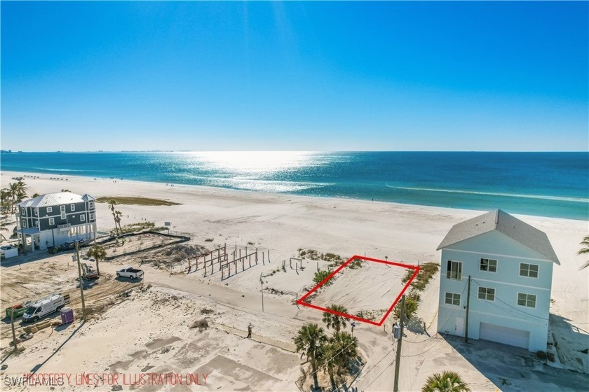 Build your DREAM! Opportunities are endless on this Direct Gulf - Beach Lot for sale in Fort Myers Beach, Florida on Beachhouse.com