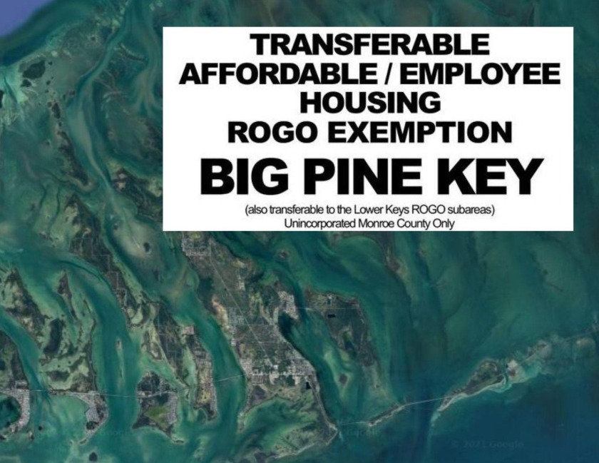 Transferable Affordable / Employee Housing ROGO Exemption - Beach Lot for sale in Big Pine Key, Florida on Beachhouse.com