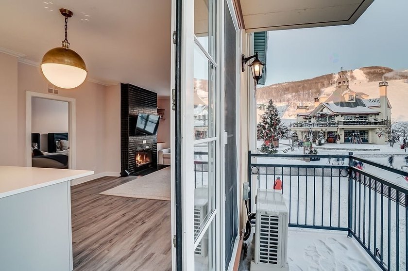 Deslauriers | Discover the charm of this beautifully renovated - Beach Condo for sale in Mont-Tremblant, Quebec on Beachhouse.com
