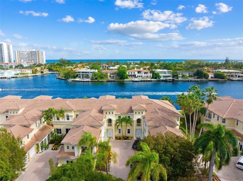 This is an intracoastal WATERFRONT jewel situated at The Point - Beach Townhome/Townhouse for sale in Aventura, Florida on Beachhouse.com