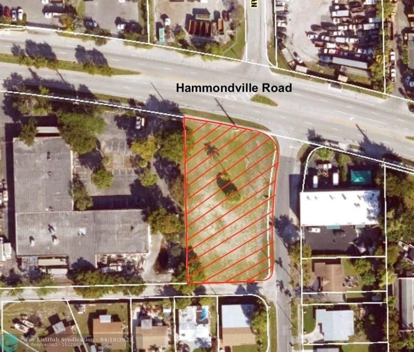 Two parcels totaling +-29,779 SF of vacant land, prime for - Beach Commercial for sale in Pompano Beach, Florida on Beachhouse.com