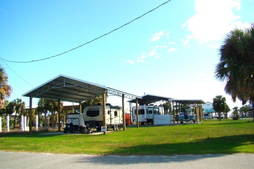 This IS A BUILDABLE LOT...  Currently used as an RV lot is set - Beach Lot for sale in Horseshoe Beach, Florida on Beachhouse.com