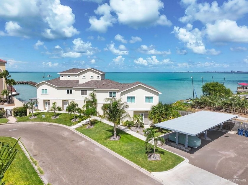 Breathtaking views of the Laguna Madre bay from the back porch - Beach Condo for sale in Port Isabel, Texas on Beachhouse.com