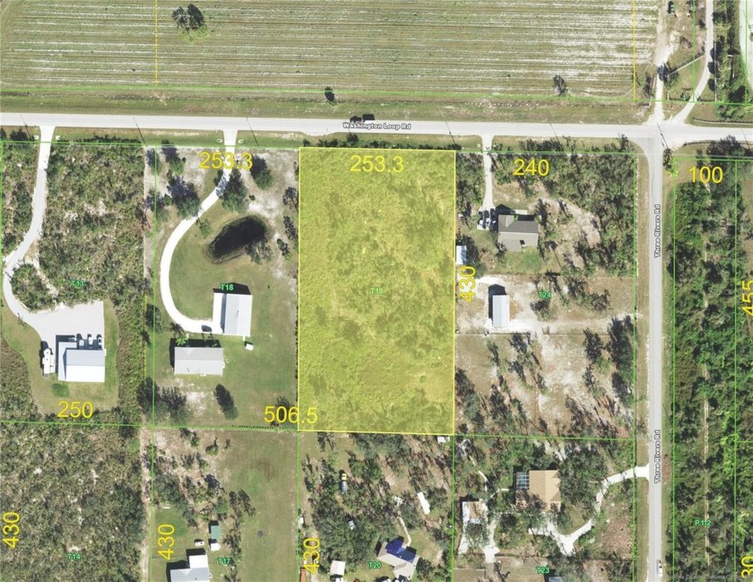 2.5 Acres Zoned AG located on Washington Loop Road.  Ideal - Beach Acreage for sale in Punta Gorda, Florida on Beachhouse.com