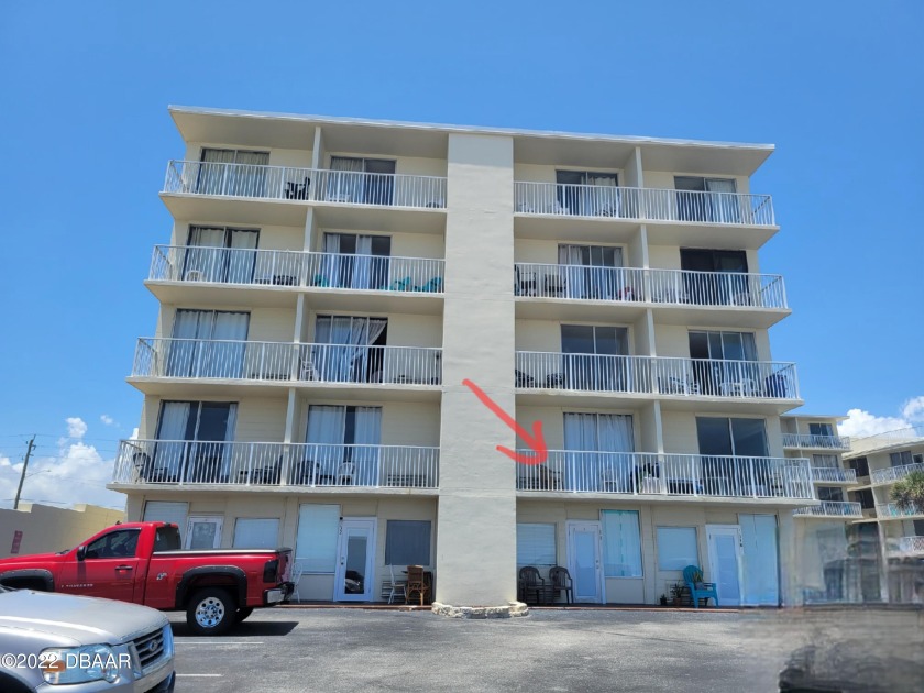 Direct Oceanfront Unit on the 2nd floor at Sea Dip Resort. Sit - Beach Lot for sale in Daytona Beach, Florida on Beachhouse.com