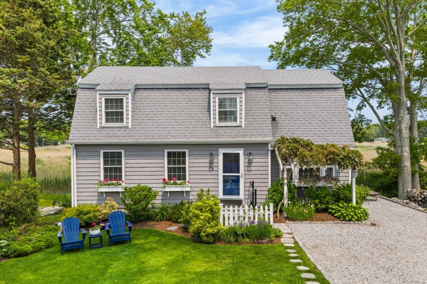 Perched above the beautiful meadows in the desirable beach - Beach Home for sale in Old Saybrook, Connecticut on Beachhouse.com