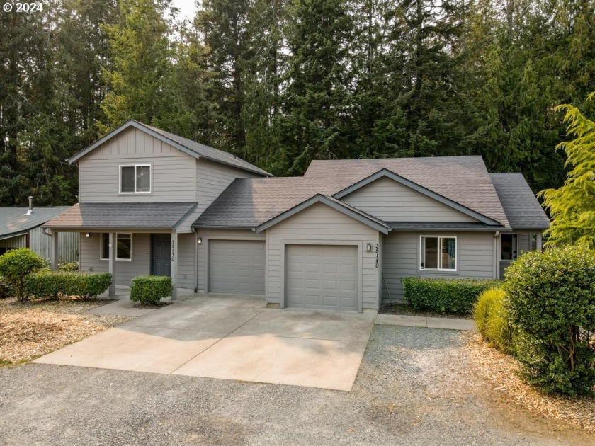 Nestled at the end of a quiet street in this delightful duplex - Beach Lot for sale in Nehalem, Oregon on Beachhouse.com