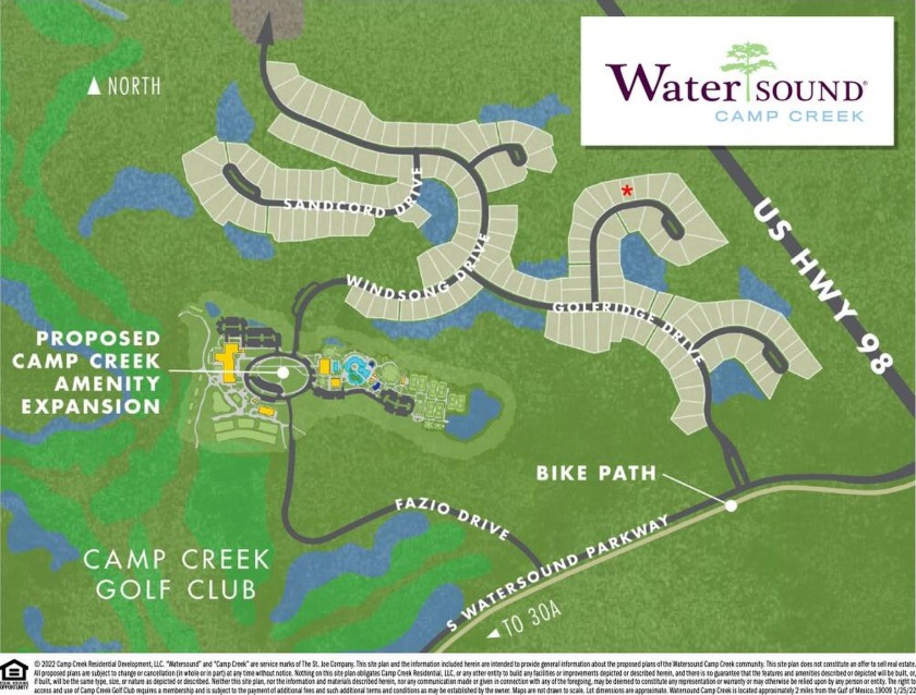 Watersound Camp Creek will be South Walton's newest residential - Beach Lot for sale in Inlet Beach, Florida on Beachhouse.com