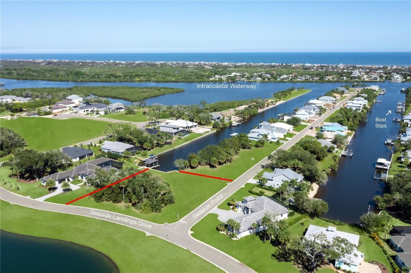 INCREDIBLE CORNER CANAL LOT with Access right to the - Beach Lot for sale in Flagler Beach, Florida on Beachhouse.com
