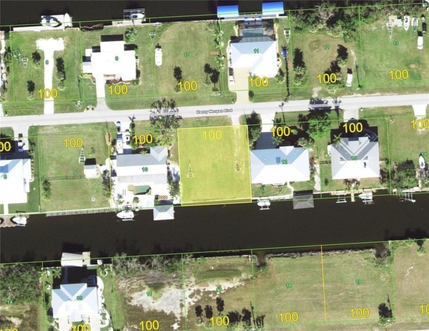 100ft on a Saltwater Seawalled Lot Located in the Relaxed - Beach Lot for sale in Punta Gorda, Florida on Beachhouse.com