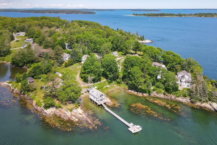 A Round Pond Village property with a home and a boathouse - Beach Home for sale in Bristol, Maine on Beachhouse.com