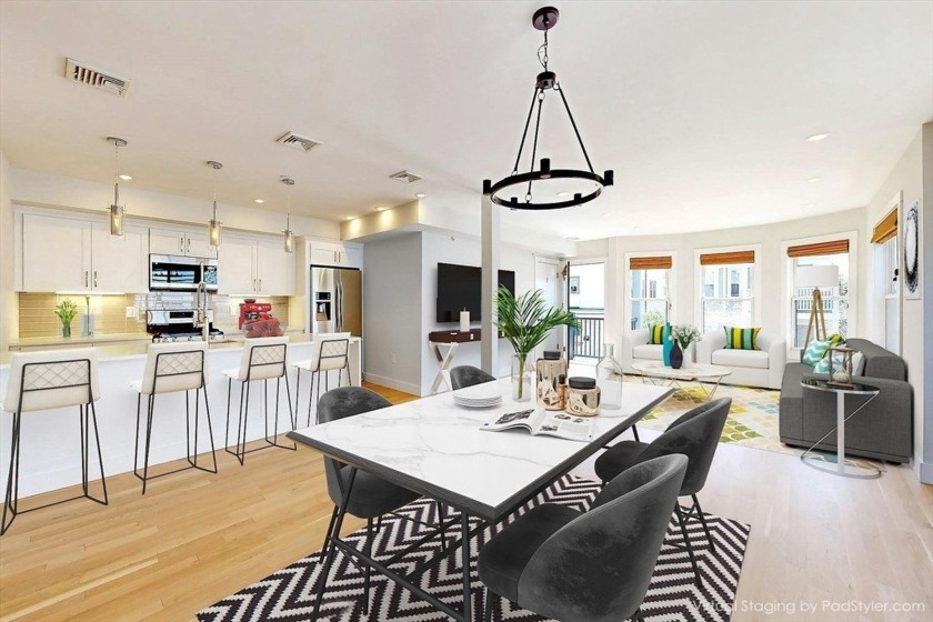 Modern Elegance Awaits in This Stunning 2-Bed, 2-Bath Condo w/ - Beach Condo for sale in Boston, Massachusetts on Beachhouse.com