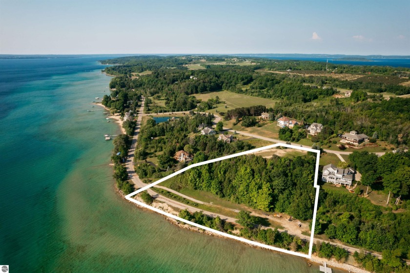 Click *virtual tour* for video of this exceptional parcel!  OLD - Beach Acreage for sale in Traverse City, Michigan on Beachhouse.com
