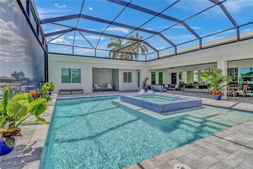 Full custom Gulf Access modern home with soaring ceilings in one - Beach Home for sale in Cape Coral, Florida on Beachhouse.com