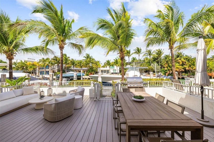 Positioned in the most coveted direct waterfront setting within - Beach Townhome/Townhouse for sale in Miami Beach, Florida on Beachhouse.com
