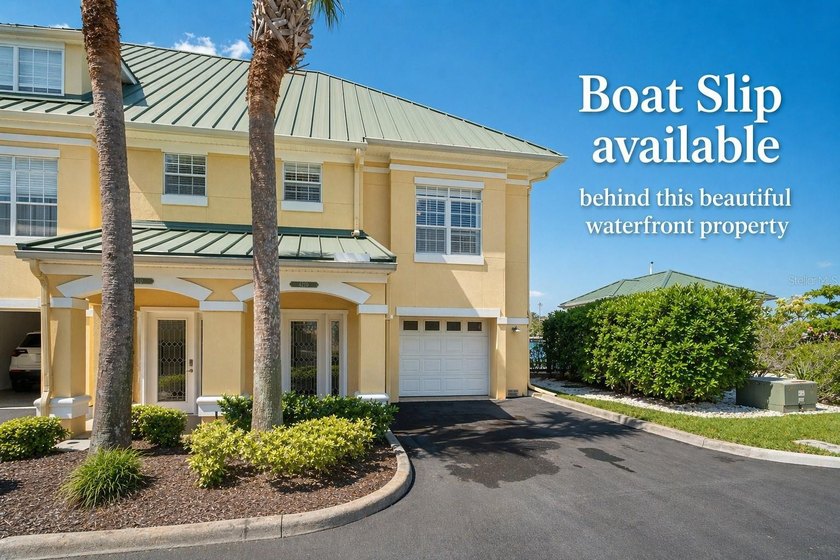 Experience luxury waterfront living in this stunning end-unit - Beach Townhome/Townhouse for sale in Apollo Beach, Florida on Beachhouse.com