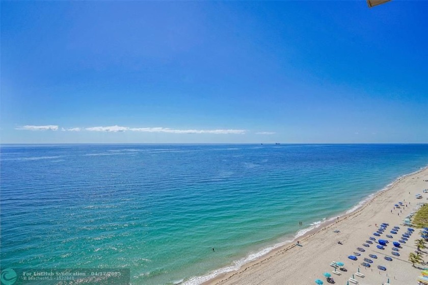 Sweeping ocean view from this southeast corner. Rarely comes on - Beach Condo for sale in Fort Lauderdale, Florida on Beachhouse.com