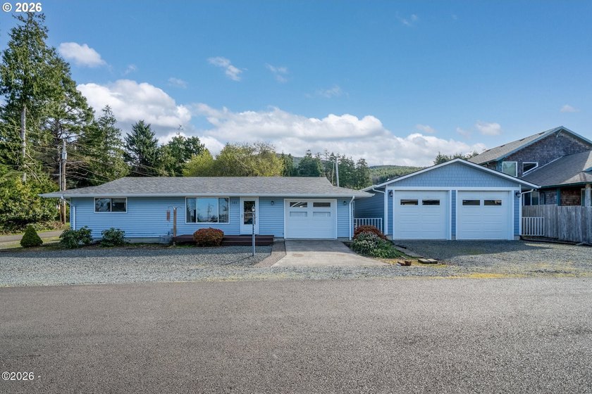 Situated on a spacious corner lot, this single level home with a - Beach Home for sale in Rockaway Beach, Oregon on Beachhouse.com