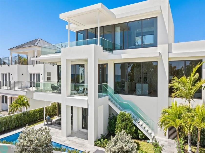 Direct ocean & coastline views from this contemporary - Beach Home for sale in Fort Lauderdale, Florida on Beachhouse.com