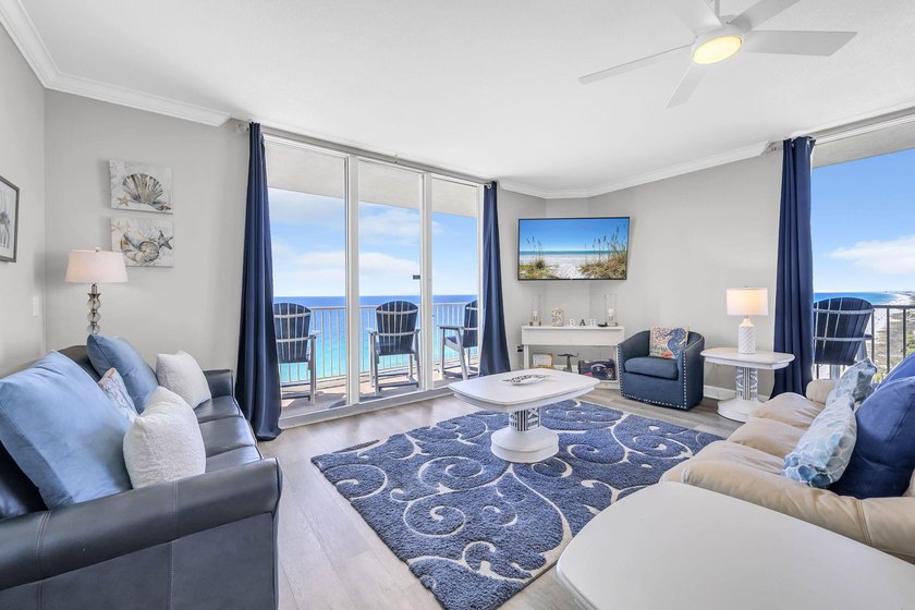 Experience stunning Gulf-front living in this beautifully - Beach Condo for sale in Panama City Beach, Florida on Beachhouse.com