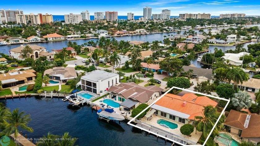Builder owned 80 ft wide lot on wide deepwater canal with no - Beach Home for sale in Pompano Beach, Florida on Beachhouse.com